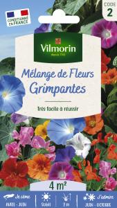 Fleurs Grimpantes - 4 m² - Mélange de fleurs